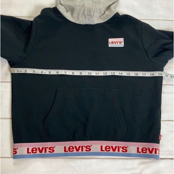 Levi’s Logo Waistband Pullover Hoodie Girls Size XL 13-15 Years - Picture 8 of 9